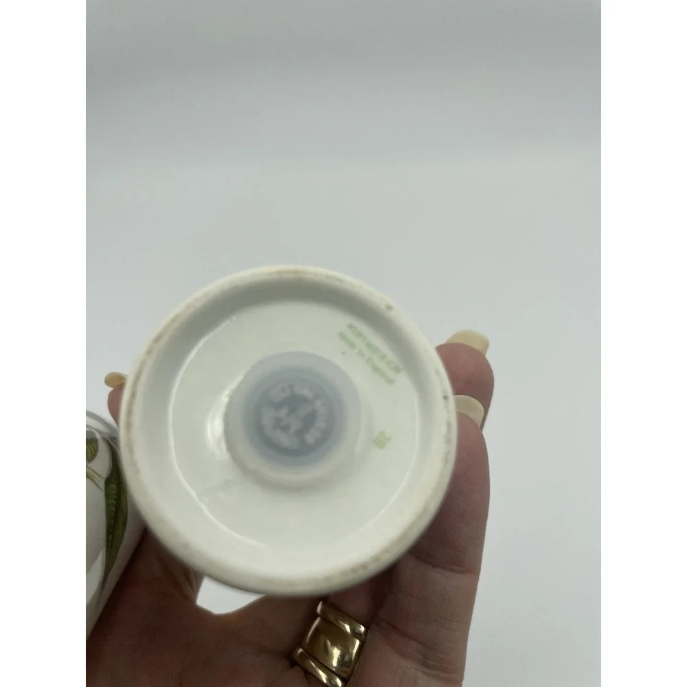 Portmeirion Pomona Porcelain Salt & Pepper Shaker Set 4